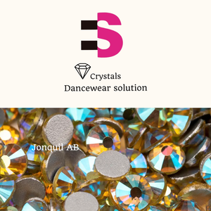 Jonquil AB Crystals Hight Quality  Flatback glue on