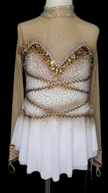 ❄️ “Frosted Grace” Figure Skating Dress